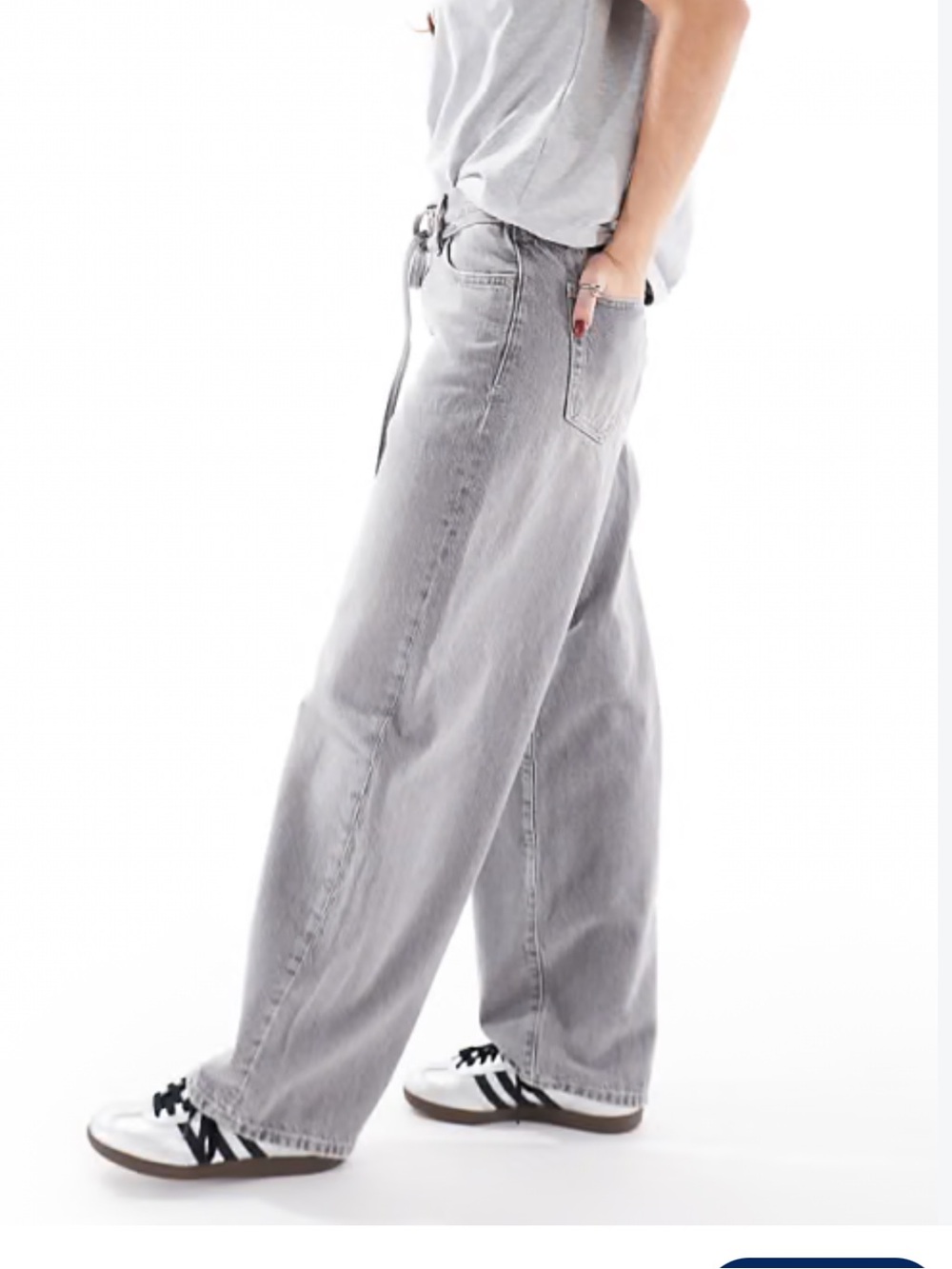 BDG Light Gray washed High-Rise Logan boyfriend Jeans